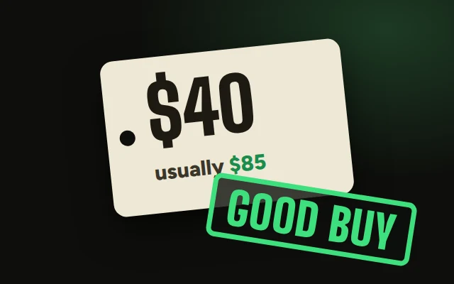 A deal card marked good buy
