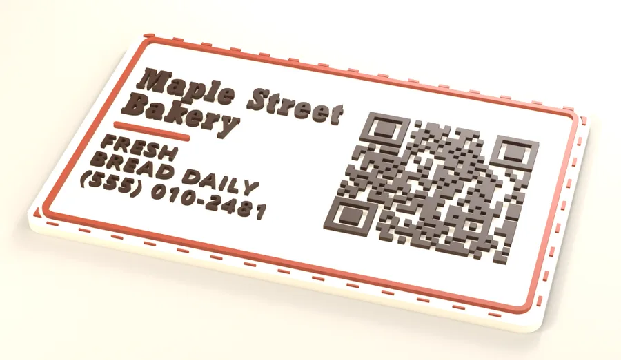 Bakery card