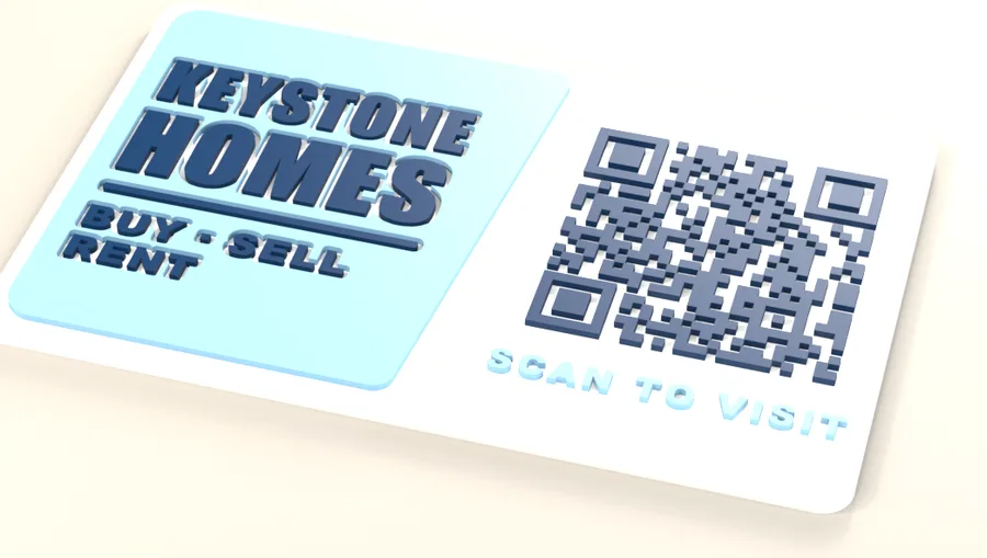 Bold style real estate card